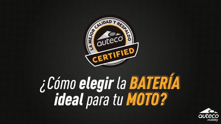 Gu&iacute;a para Seleccionar Bater&iacute;as de Motos por Peso y Tama&ntilde;o