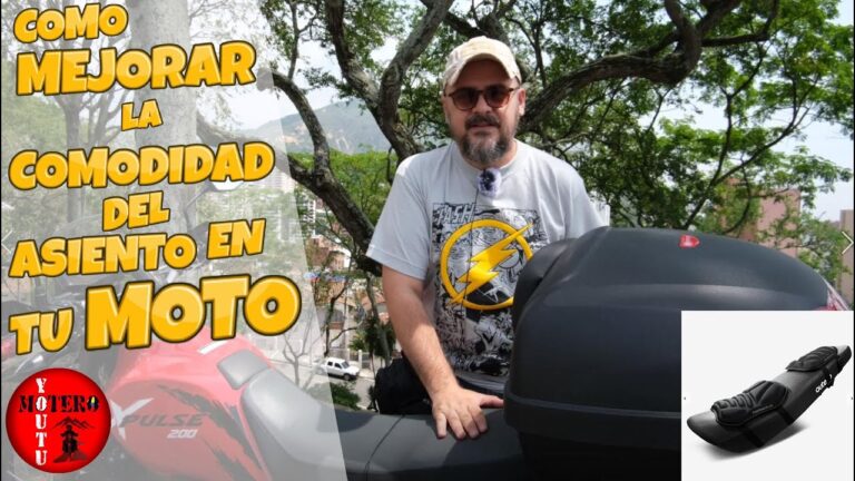 Confort en Asientos para Largos Recorridos en Motos