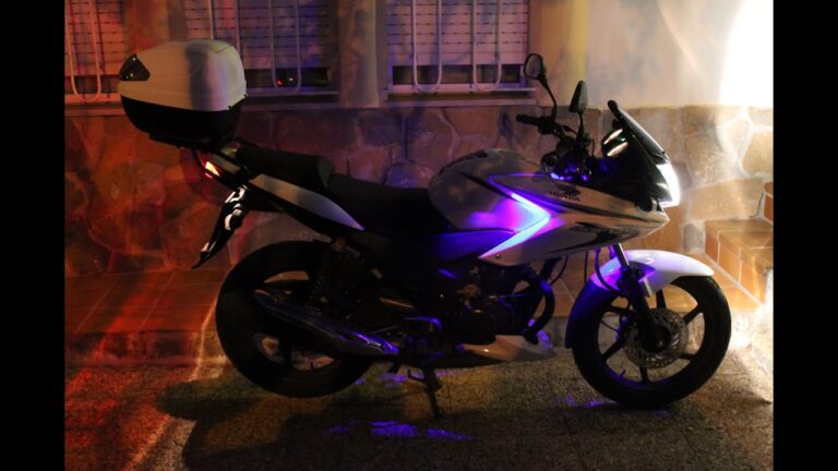 Iluminaci&oacute;n Personalizada para Motos con Tiras de LED