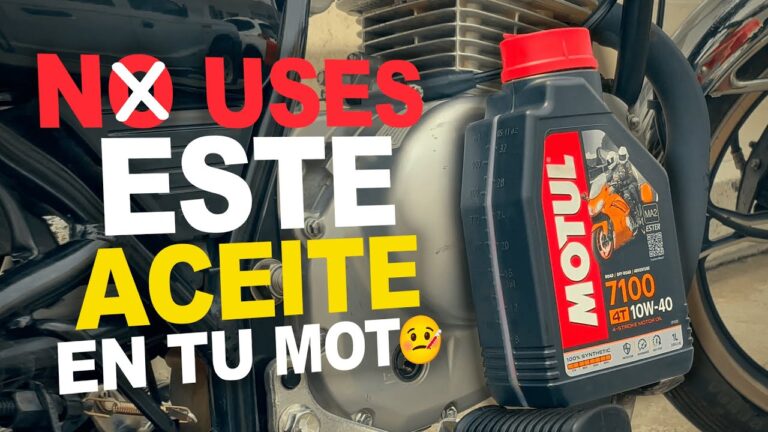 Protege tu moto con aceite de calidad
