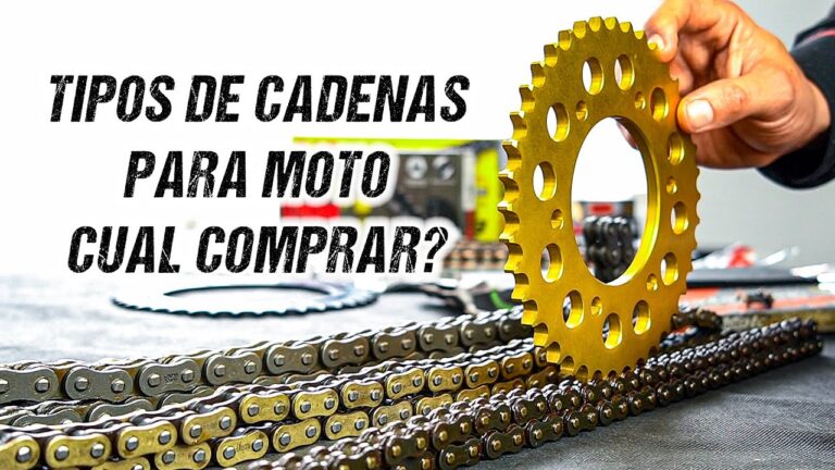 Tipos de cadenas de moto seg&uacute;n su uso