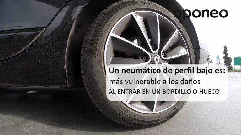 Consejos Clave para Elegir Neumáticos de Bajo Perfil