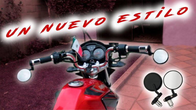 Gu&iacute;a R&aacute;pida para Instalar Espejos Retrovisores en Motos