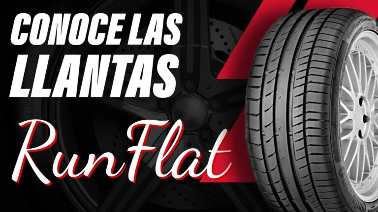Caracter&iacute;sticas Clave de los Neum&aacute;ticos Runflat
