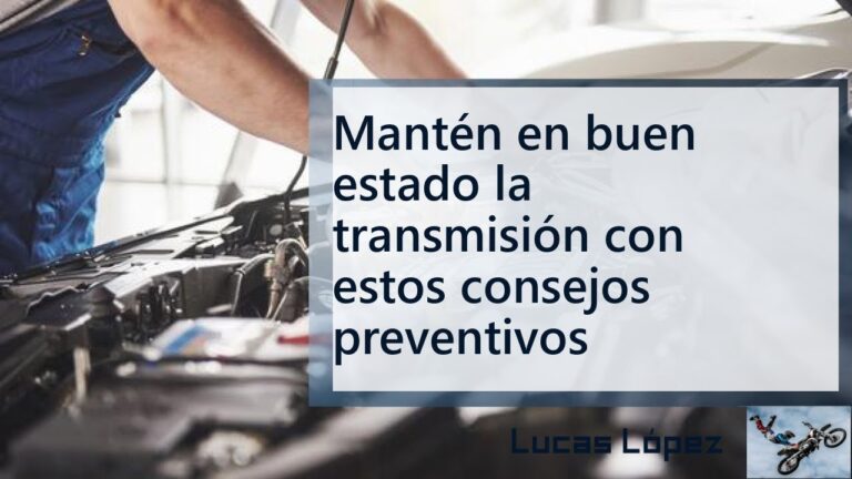 Mant&eacute;n Tu Transmisi&oacute;n en &Oacute;ptimas Condiciones