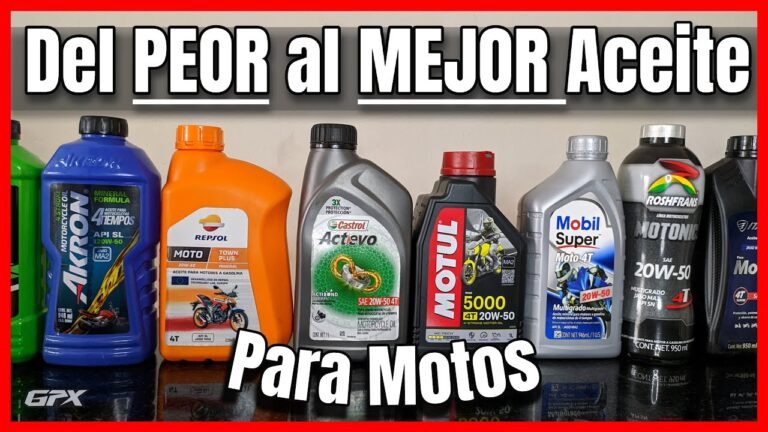 Las Mejores Marcas de Aceite para Transmisi&oacute;n de Motos