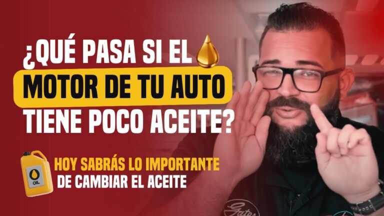Consecuencias de Niveles Bajos de Aceite en el Coche