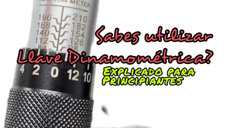 Gu&iacute;a Pr&aacute;ctica para Usar una Llave de Torsi&oacute;n en Reparaciones de Coches