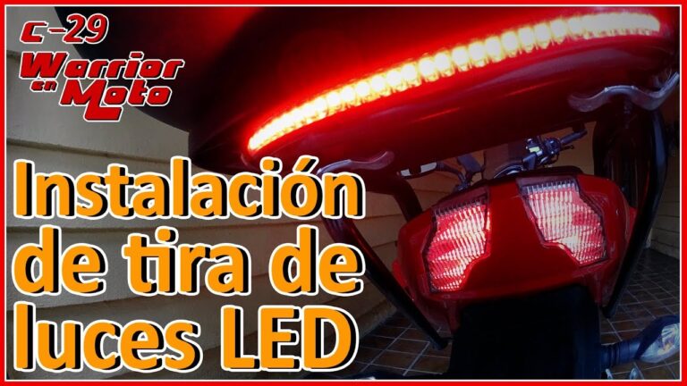Ilumina tu moto: Brillo y estilo con tiras de LED