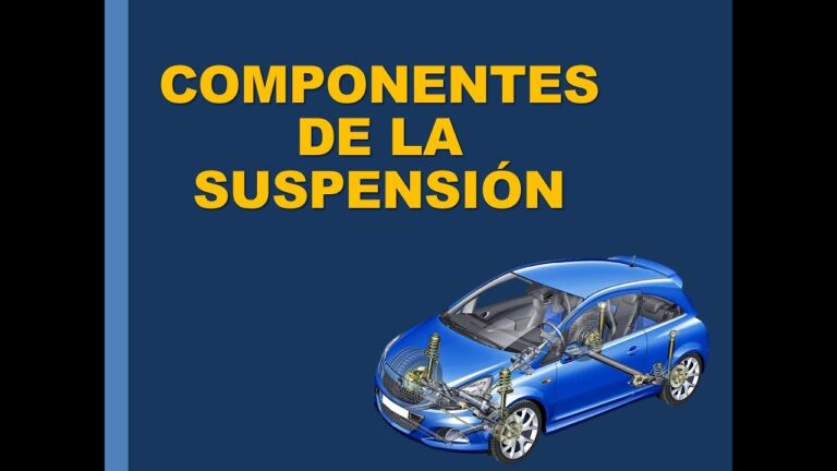 Funci&oacute;n de los Componentes de Suspensi&oacute;n en Veh&iacute;culos