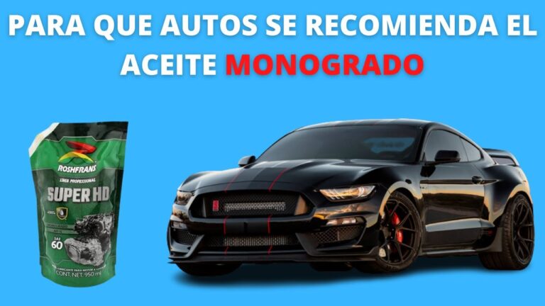 Beneficios del Aceite Monogrado para Veh&iacute;culos